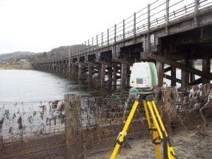 laser scanning pont briwet timber rail bridge