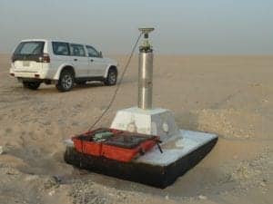 Geospatial Land Survey Geodetic network on international boundary