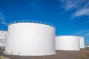laser scanning storage tank