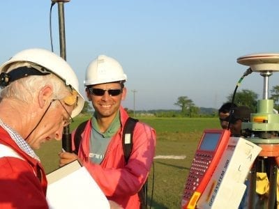 international land survey team