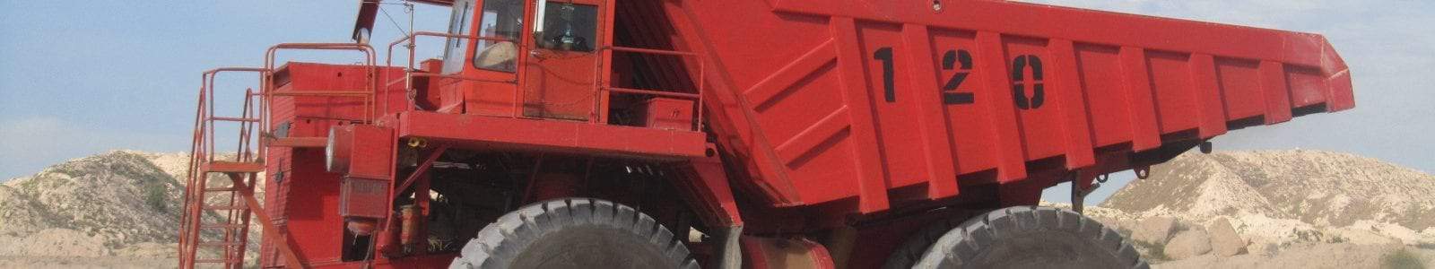 Open cast phosphate mine survey in Morocco