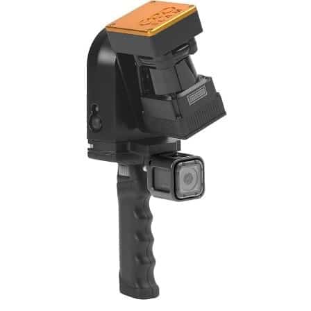 hand held laser scanning device