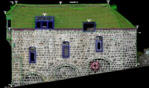 Elevation of 1888 boathouse on Birnbeck Island