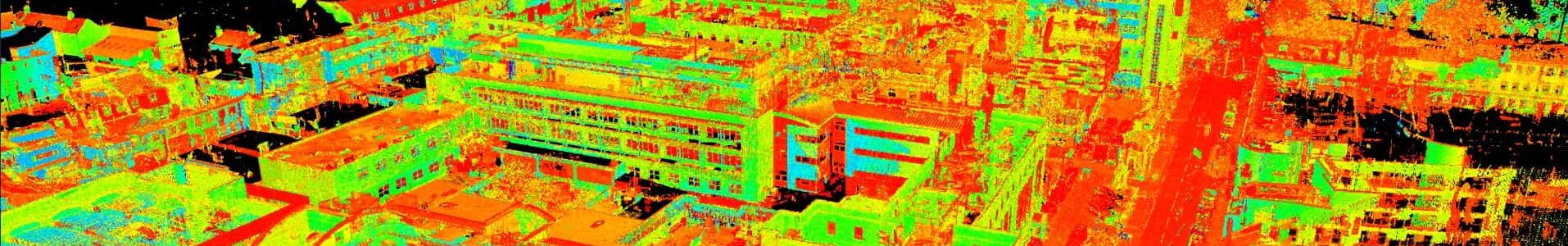 topographical and BIM projects Jersey hospital laser scan