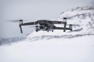 Drone survey in cold temperatures